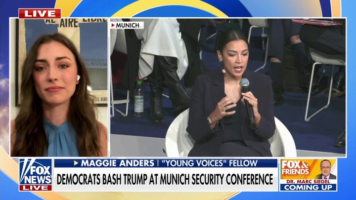 LIZ PEEK: At Munich showdown AOC serves word salad as Rubio channels strength